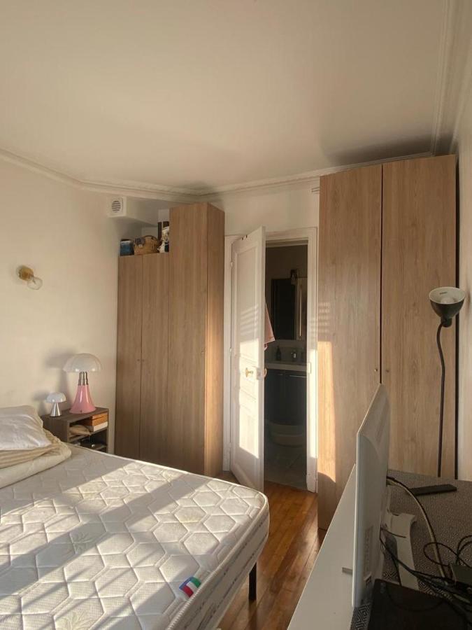 Appartement Ensoleille, Central Et Tout Equipe Avec Vue Tour Eiffel Et Pantheon Parijs Buitenkant foto